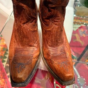 Old Gringo Brown Mid Calf Cowboy Boots